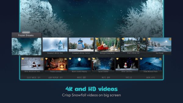 Relaxing Snowfall TV - Exploring the Depths of a Snow falling to meditate & relax - Image 3