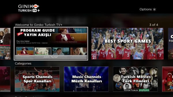 Giniko Turkish TV Plus - Live TV from Turkey - Image 3