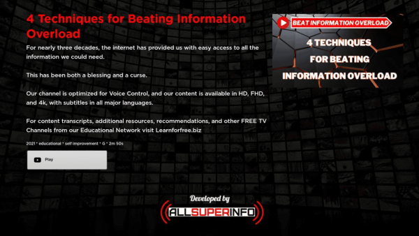 Beat Information Overload - Image 3